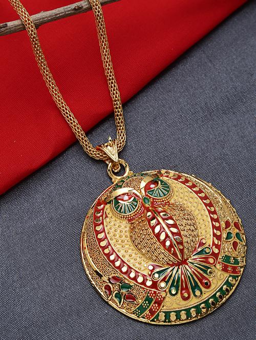 gold metal pendant - 16668108 - Very Small Image - 1