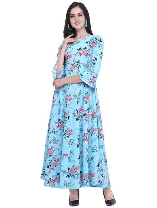 bell sleeved quirky maxi dress - 16668267 - Very Small Image - 1