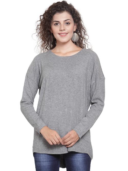 zip up long sleeved pullover - 16668377 - Very Small Image - 1
