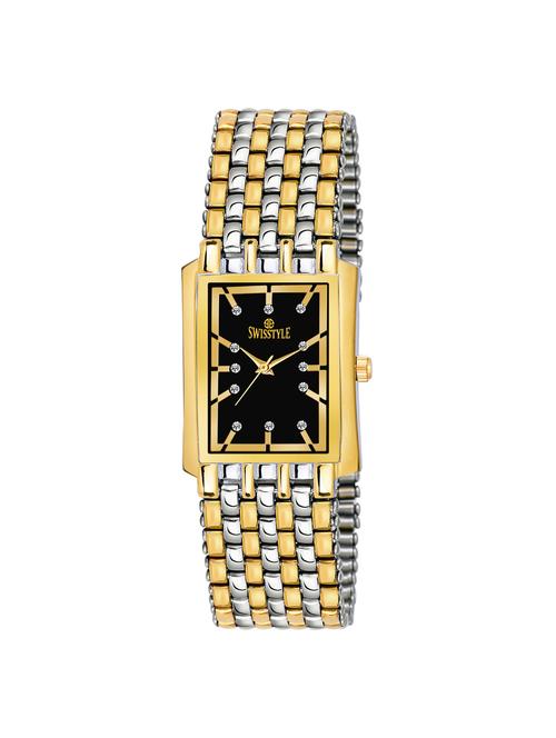 swisstyle analog watch ss-gsq5004-blk-slv-gld - 16669334 - Very Small Image - 1