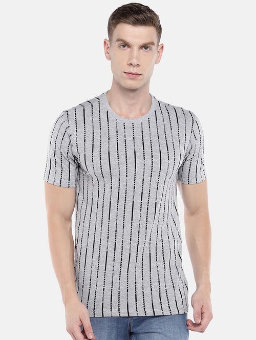 grey striped t-shirt - 16672138 - Very Small Image - 1
