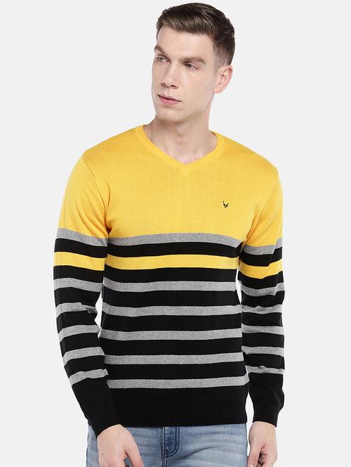 yellow striped pullover - 16672149 - Very Small Image - 1