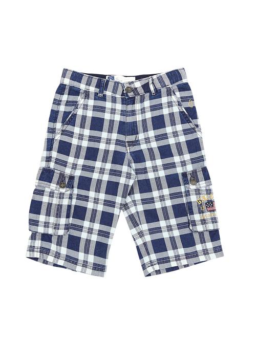 dark blue cotton blend three fourth - 16672480 - Very Small Image - 1