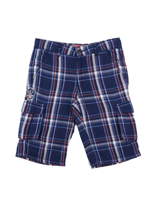 dark blue cotton blend three fourth - 16672485 - Very Small Image - 1