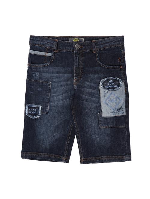 dark blue cotton blend three fourth - 16672499 - Very Small Image - 1