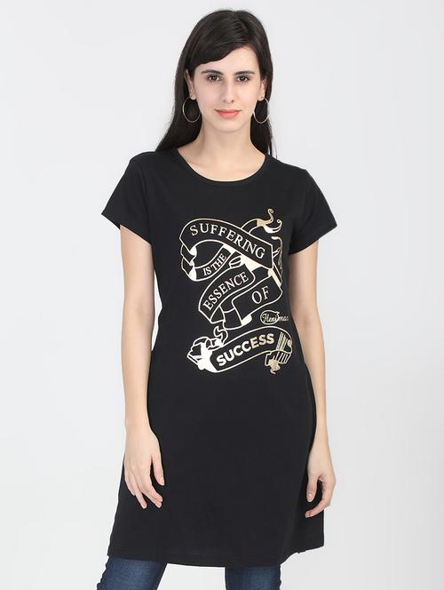 round neck graphic sleepwear tee - 16672802 - Very Small Image - 1