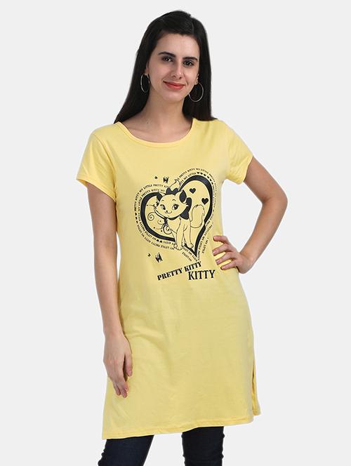 round neck graphic sleepwear tee - 16672803 - Very Small Image - 1