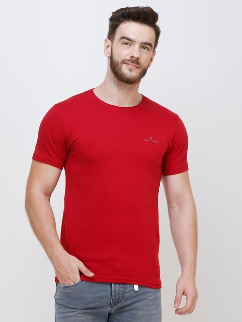 red self design t-shirt - 16673053 - Very Small Image - 1