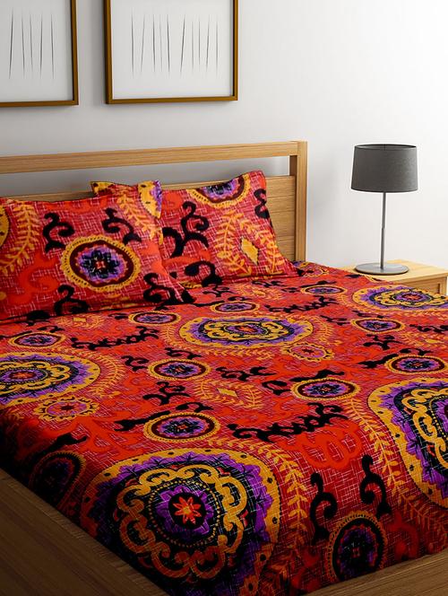 double bedsheet with 2 pillow cover - 16673731 - Very Small Image - 1