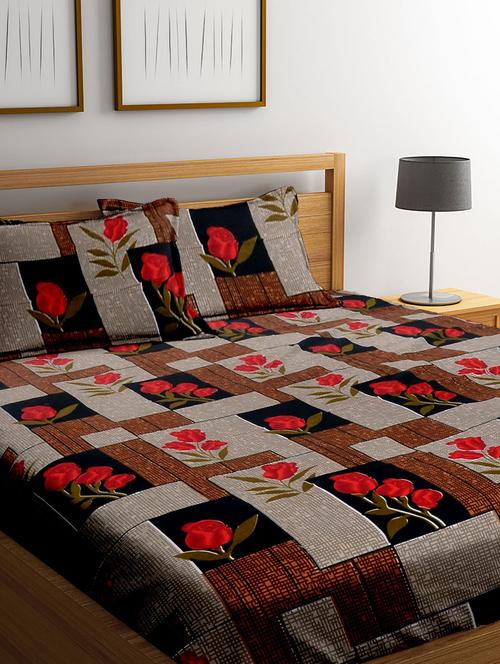 double bedsheet with 2 pillow cover - 16673741 - Very Small Image - 1