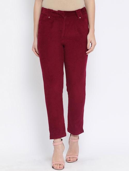 high rise corduroy trouser - 16673750 - Very Small Image - 1