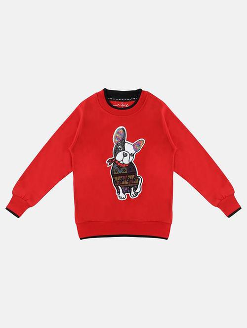 red fleece sweatshirt - 16674264 - Very Small Image - 1
