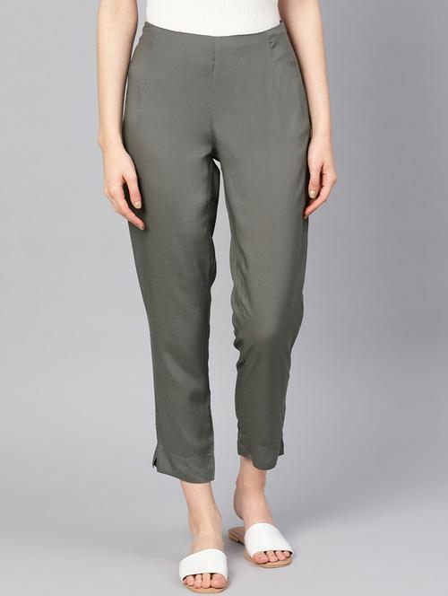 solid straight pant - 16675630 - Very Small Image - 1