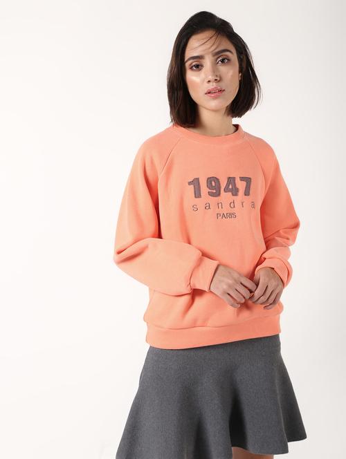 crew neck raglan sleeved fleece pullover - 16675647 - Very Small Image - 1