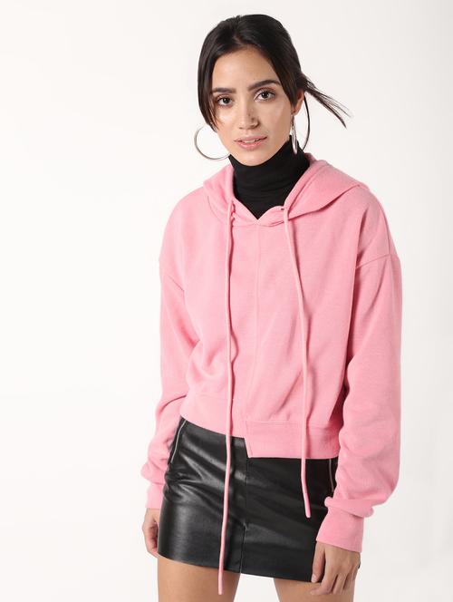 drop shoulder asymmetric hooded wool pullover - 16675728 - Very Small Image - 1