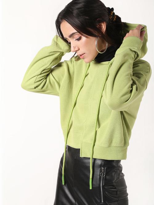 drop shoulder asymmetric hooded wool pullover - 16675730 - Very Small Image - 1