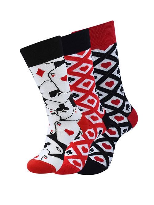 men printed above ankle length socks - 16676008 - Very Small Image - 1