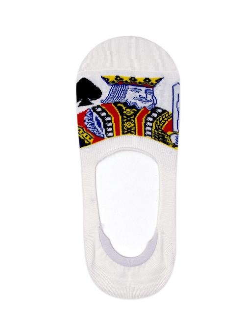 white cotton no show socks - 16676010 - Very Small Image - 1