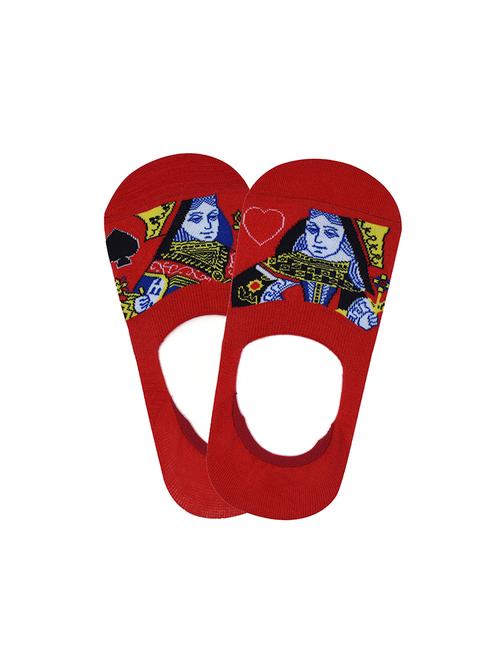red cotton belle sock - 16676024 - Very Small Image - 1