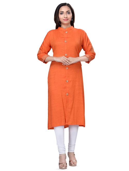embroidered straight kurta - 16676457 - Very Small Image - 1