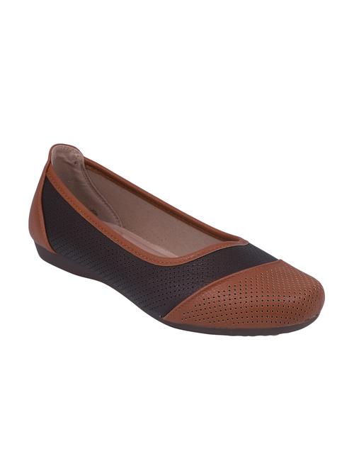 brown slip on ballerinas - 16677053 - Very Small Image - 1