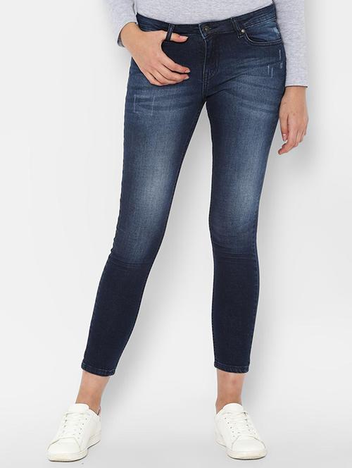 high rise stone washed jeans - 16677707 - Very Small Image - 1