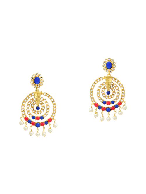 multi colored metal drop earring - 16678568 - Very Small Image - 1