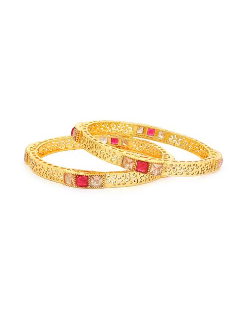 red gold tone metal bangles - 16678904 - Very Small Image - 1