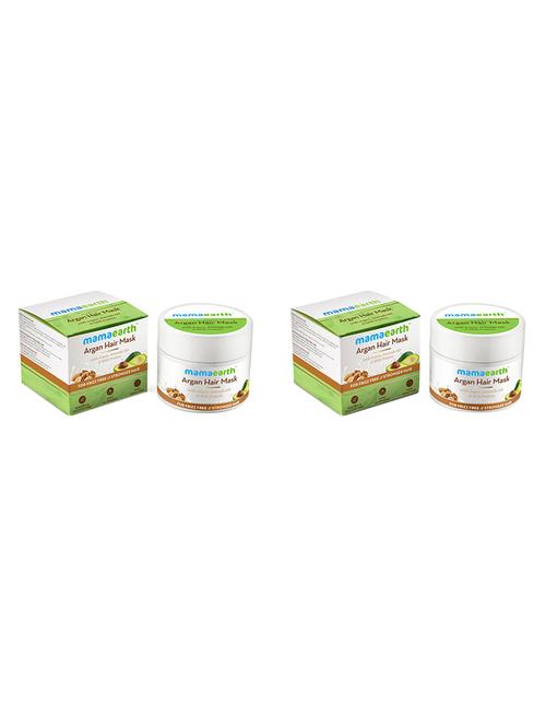 mamaearth argan hairfall control mask (pack of 2) - 16679500 - Very Small Image - 1