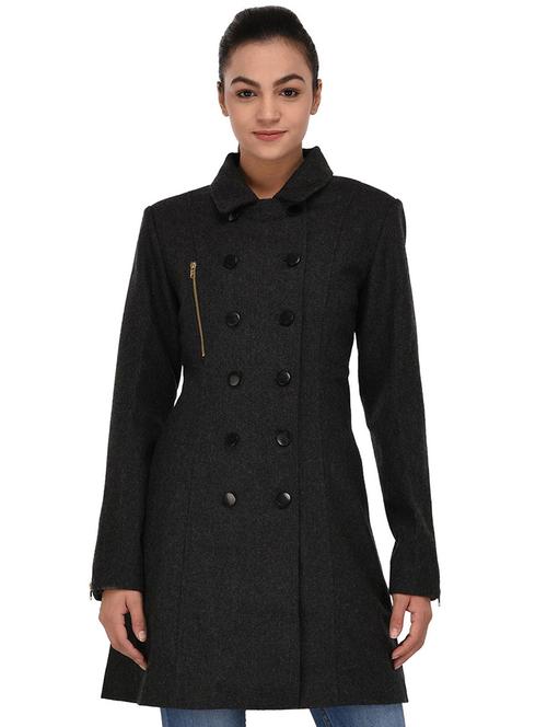 double breasted trench/overcoat coat - 16679813 - Very Small Image - 1