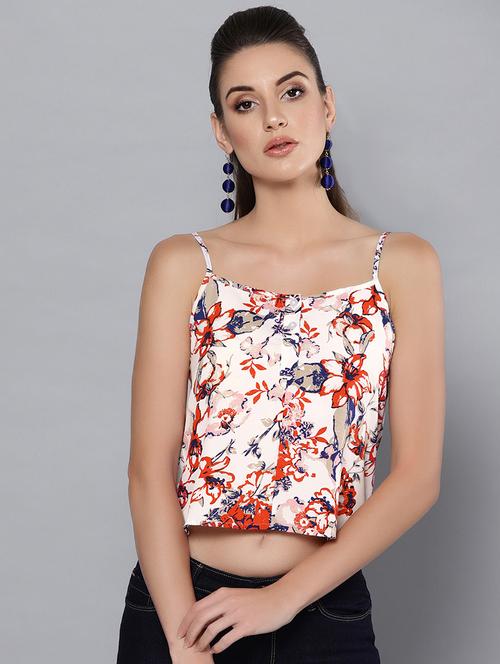 cami neck floral top - 16680773 - Very Small Image - 1