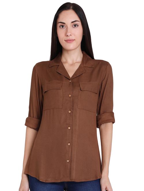 roll up sleeved pocket detail shirt - 16681461 - Very Small Image - 1