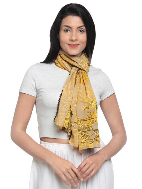 yellow polyester stole - 16682652 - Very Small Image - 1