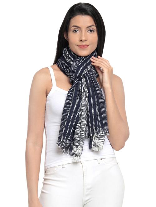 white viscose stole - 16682661 - Very Small Image - 1