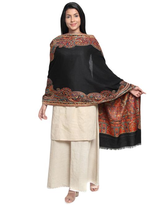 paisley woolen shawl - 16682669 - Very Small Image - 1
