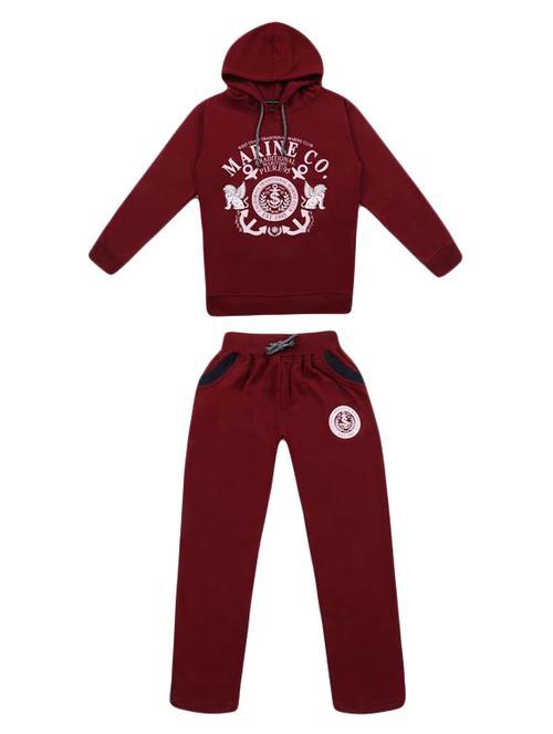 hooded long sleeved track wear set - 16684810 - Very Small Image - 1