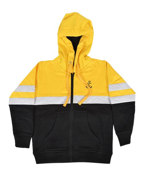 color block hooded sweatshirt - 16685930 - Very Small Image - 1