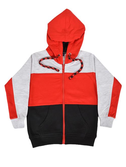 color block hooded sweatshirt - 16685931 - Very Small Image - 1