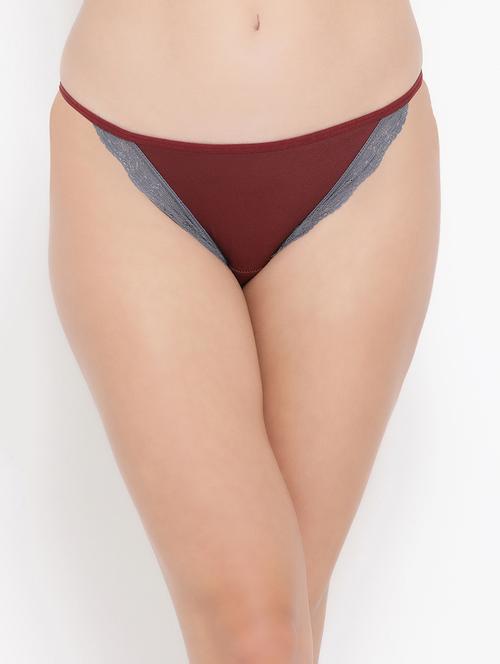 lace detail bikini panty - 16688263 - Very Small Image - 1