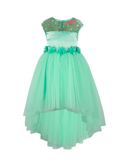 floral embellished gathered frock - 16689850 - Very Small Image - 1
