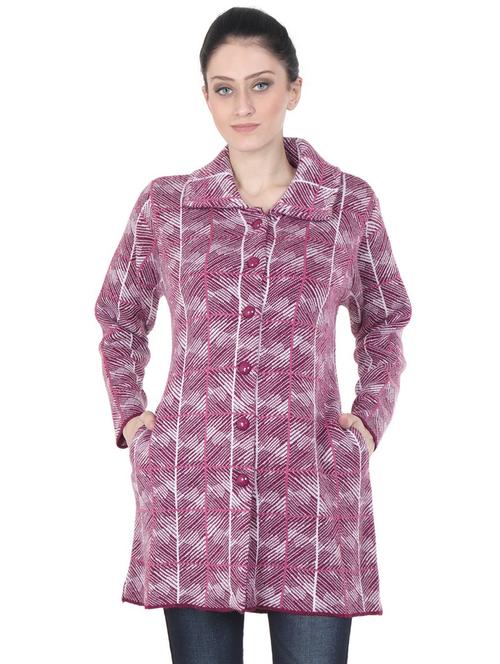 long sleeved pocket detail wool cardigan - 16690905 - Very Small Image - 1