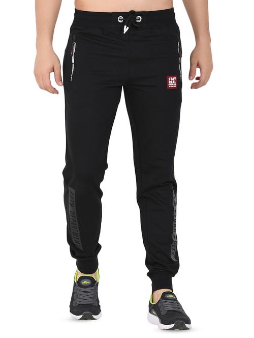black printed jogger - 16690966 - Very Small Image - 1