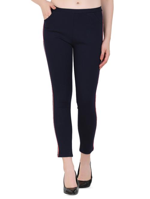 high rise side tapping jeggings - 16691016 - Very Small Image - 1
