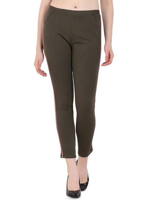 high rise side tapping jeggings - 16691017 - Very Small Image - 1