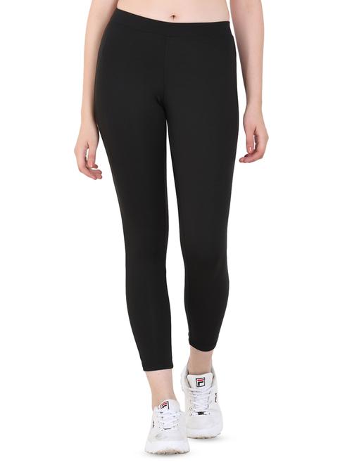 high rise solid track pant - 16691019 - Very Small Image - 1