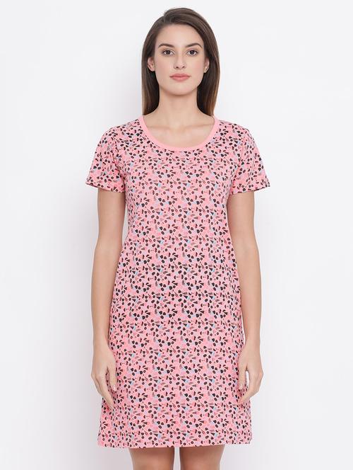 round neck quirky print sleepshirt - 16692696 - Very Small Image - 1