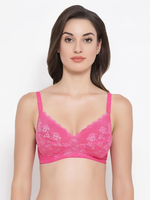 floral laced lightly padded bra - 16692742 - Very Small Image - 1