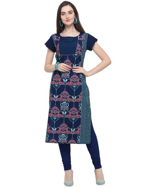 digital printed straight kurta - 16693069 - Very Small Image - 1