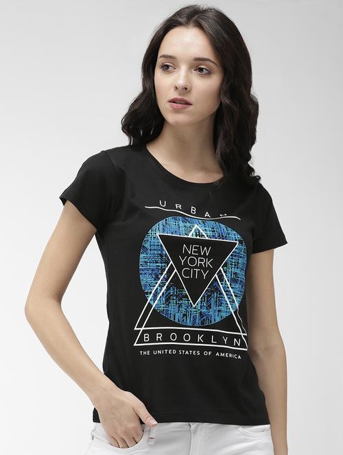 round neck graphic tee - 16693675 - Very Small Image - 1