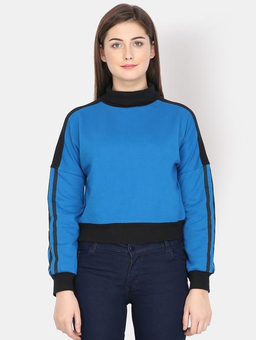 women's color block sweatshirt - 16693823 - Very Small Image - 1